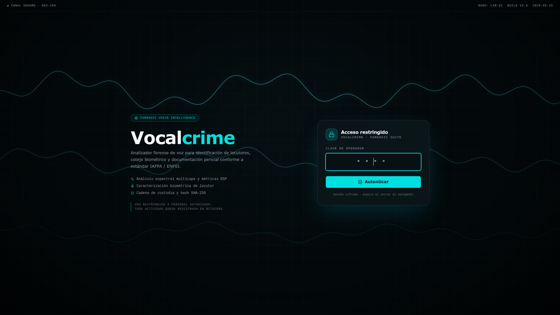 Captura de Vocalcrime